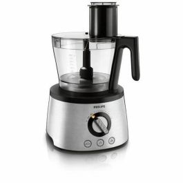 Philips HR7778/00 Procesador de Alimentos 6 en 1, 1300 W, 3,4 L, Acero Inoxidable, Tecnología PowerChop, Recipiente 3,4 L y Batidora 2,2 L