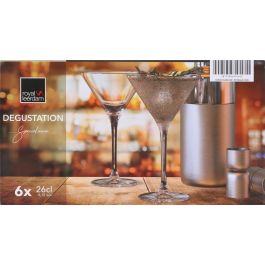 Set de 6 Copas para Cóctel Degustation 26 cl - Royal Leerdam Set de 6 Copas para Cóctel Degustation 26 cl - Royal Leerdam