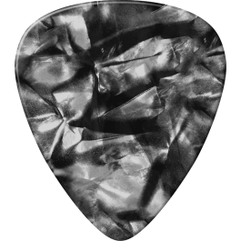 Dunlop Pack 12 Púas Genuine Celluloid Negro - Medium