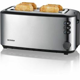 Severin AT 2509 Tostadora Acero Inoxidable 2 Ranuras Extra Largas 4 Rebanadas Doble Pared Aislante Descongelación Soporte Rollos Precio: 53.49999996. SKU: S7113236