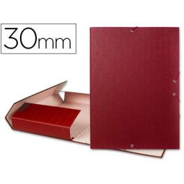 Carpeta Proyectos Liderpapel Folio Lomo 30 mm Carton Forrado Roja