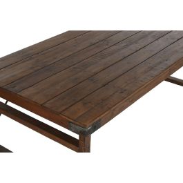 Mesa Plegable Home ESPRIT Natural Madera Reciclada 182 x 90 x 76 cm