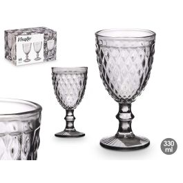 Copa Diamante Gris 330 Ml Vivalto 8X16CM (24 Unidades) Precio: 40.49999954. SKU: B17N78MSLJ