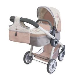 Coche de muñeca 3x1 plegable - para muñecas de hasta 48 cm.