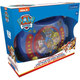 Lexibook Karaoke Patrulla Canina Paw Patrol +3 años con Lector CD y 2 Micrófonos