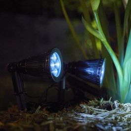 Lumisky LUM3666162005849 Foco solar Proyector 2 en 1 para pegar o fijar, LED blanco, SPIKY AWAY, W34 H42 cm