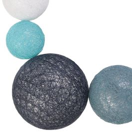 Home Deco Factory Guirnalda Luz 10 Led Azul/Gris Decoración Hogar