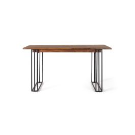 Giner y Colomer Mesa de Comedor Industrial en Palisandro y Metal 150x90 cm Precio: 822.7879. SKU: B1F3MCJ8CS