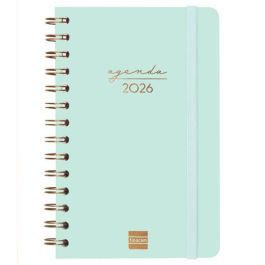 Finocam E5-117x181 mm Agenda Espiral Alma 2026 Tapa Dura Menta. Con goma elástica, esquinas microperforadas y set de adhesivos. Precio: 7.49999987. SKU: B15ZS3FKV6