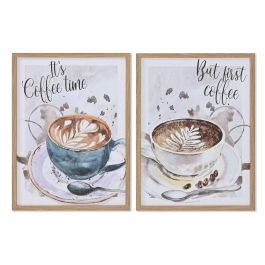 Cuadro Vintage DKD Home Decor Gris Marron 1.8 x 40 x 30 cm (2 Unidades) Precio: 14.58999971. SKU: B1AQ7NCWCM