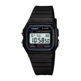 Reloj Hombre Casio F-91W-1CR Precio: 30.1289994192. SKU: B1F978PZAM