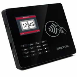 Approx appATTENDANCE02NF Lector Biométrico Control de Presencia y Acceso con PIN/RFID, Pantalla TFT, USB/RJ45, Software Español, 100.000 registros Precio: 108.49999941. SKU: B14JNX8BVE