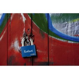 ABUS T65AL/40 SL 5 Candado Aluminio Azul con Llave, para Cajas de Herramientas, Grillete 6.5mm