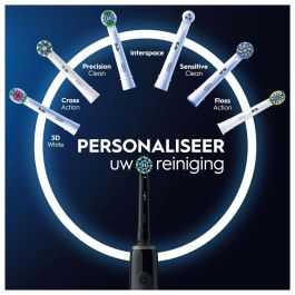 Cepillo de Dientes Eléctrico Oral-B Pro 3 3900 Negro (2 Unidades)