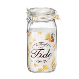 Bormioli Rocco Fido Tarro Conserva Vidrio 1,5 L (6 Unidades) Hermético y Ecológico