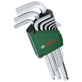 Bosch BOS4053423302240 Juego de llaves Allen 9 piezas Bosch BOS4053423302240 Juego de llaves Allen 9 piezas