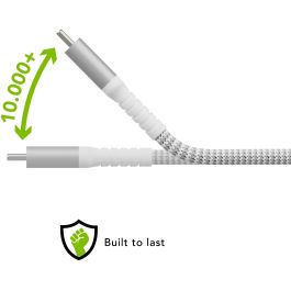 dbramante 1928 CB25CLGR7121 Cable USB-C a Lightning 2.5m Blanco