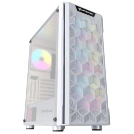 Nfortec Azir ATX Caja PC Gaming Semitorre Blanca con Panel de Cristal Templado y Ventiladores ARGB Precio: 110.49999994. SKU: S7816958