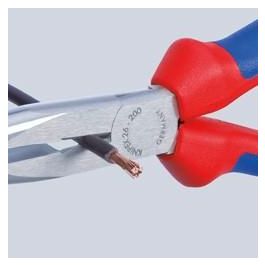 Knipex Flachrundzg m.Schneide/ Befestigungsse