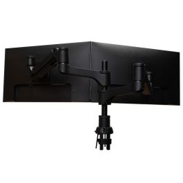 R-Go Tools R-Go Caparo 4 D2, Circular Dual Monitor Arm, Desk Mount, Gas Spring, 3-9kg, Black-Silver, Low Carbon Footprint R-Go Tools R-Go Caparo 4 D2, Circular Dual Monitor Arm, Desk Mount, Gas Spring, 3-9kg, Black-Silver, Low Carbon Footprint