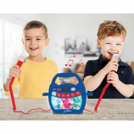 Lexibook Spider-Man Altavoz Bluetooth Karaoke Infantil Portátil con 2 Micrófonos, Efectos de Luz, Grabación y Cambio de Voz USB Lexibook Spider-Man Altavoz Bluetooth Karaoke Infantil Portátil con 2 Micrófonos, Efectos de Luz, Grabación y Cambio de Voz USB
