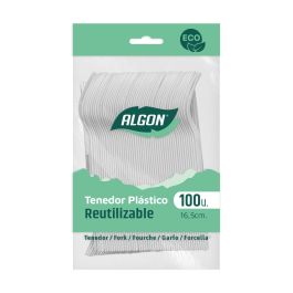 Set de 100 Tenedores Ecológicos Algon 16.5 cm (20 Cajas) Set de 100 Tenedores Ecológicos Algon 16.5 cm (20 Cajas)