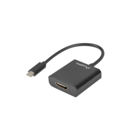 Lanberg Adaptador USB Tipo C a HDMI, USB 3.2 Gen 1, Negro, Resolución 1920 x 1200 Pixeles Precio: 10.78999955. SKU: S5609275