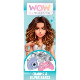 Wow Generation Wow00160 Brillos Labiales Set 5 Unidades con Charms DIY y más de 200 Abalorios