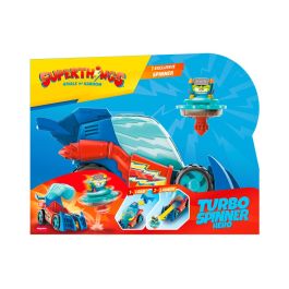 Superthings Turbo Spinner - Heroe Pstsp116In341 Vehículo Lanzador Peonza Kazoom