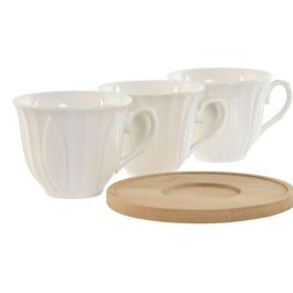 Cafe Basicos DKD Home Decor Blanco 6.8 x 5.5 x 8.3 cm Set de 6