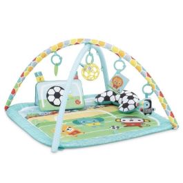 BRIGHT STARTS Tapete de actividades de fútbol, arco de juego con juguetes desmontables, música y luces, dimensiones: 47 x 74 x 74 Precio: 78.96943999999999. SKU: B1FPSC5P6J