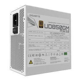 Gigabyte GP-UD850GM PG5W Fuente de Alimentación ATX 3.0 850W 80+ Gold Blanca Modular