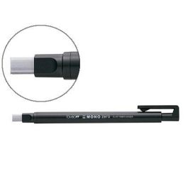 Portagomas Tombow Mono Zero Con Clip Goma Rectangular 2,5 X 5 mm Color Negro 5 unidades Precio: 22.614900012099998. SKU: B13L7WDBR9