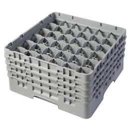 CAMBRO - 36S800-119 - Cesta de lavado 36 comp. 4 alturas - 7,2 cm Ø máx. - alt. máx. 21,7 cm - 50 x 50 x 26,7 cm - Verde sherwood Precio: 94.50000054. SKU: B1DDFBNLQW