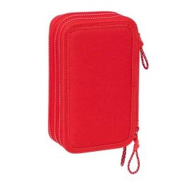 Plumier Triple Atlético Madrid Rojo 12,5 x 19,5 x 5,5 cm 36 Piezas