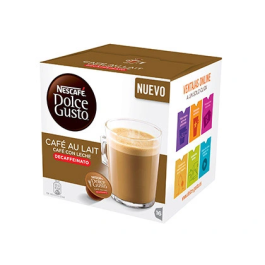 Nescafe Dolce Gusto Cafe con Leche Descafeinado Monodosis Capsulas Caja 16 Unidades Precio: 7.5000002. SKU: S0412530