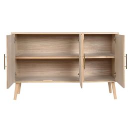 Aparador Home ESPRIT Natural Madera de Paulonia Madera MDF 120 x 34 x 76 cm
