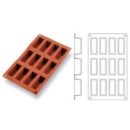 MATFER OVIFLEX MOLDE MINI CAKE (12 uds) - Molde de silicona para pasteleria, 7.5 x 3 x 3 cm Precio: 21.95000016. SKU: B1EKK54P22