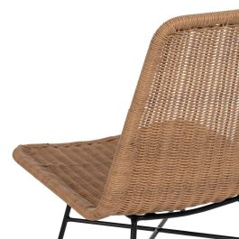 Silla Natural Pe-Acero Salón 47 X 59 X 84 cm