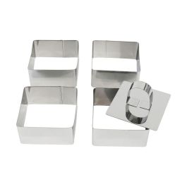 Set de 4 moldes para repostería con expulsor Quttin (12 Unidades)