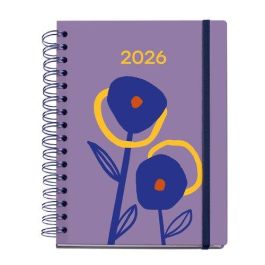 Agenda Anual (2026) Miquelrius Trends Marf Organic Pattern Wire-O Tapa Extra Con Goma Plus 155X213 D/P Dualidad Floral Precio: 18.49999976. SKU: B1JTZQC3JF