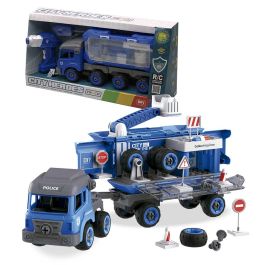 Tachan LM8027 Camión de Policía RC Desmontable 91 Piezas con Destornillador Automático y Sonido, Azul para Niños 3+ Años Precio: 31.89000012. SKU: B1HSDSGZKR