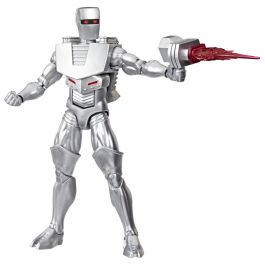 HASBRO Figura Rom Spaceknight Marvel Legends 15cm Articulada con 6 Accesorios: Libro, Manos Alternativas, Efectos, Neutralizador, Analizador