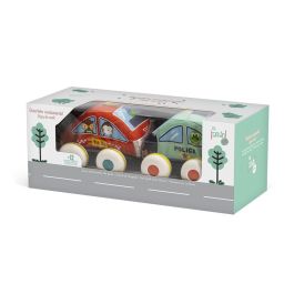 Tachan Pack de 2 Coches de Tela Juguete de Oficios: Policía y Taxi, Pullback, Desmontables y Lavables, para Bebés +12m Precio: 12.68999963. SKU: B148DXT3PG