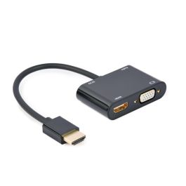 Adaptador HDMI a VGA GEMBIRD A-HDMIM-HDMIFVGAF-01 Negro Precio: 19.89000057. SKU: S5616541