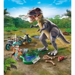 PLAYMOBIL 71524 Explorador con moto y tiranosaurio