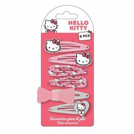 Cerdá Hello Kitty Clips Accesorios Pelo 6 Piezas Pink para Niñas