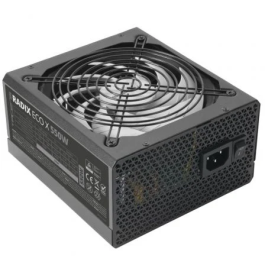 TACENS 1RECOX550 Fuente Alimentación 550W ATX 87% Eficiencia 6 Años Garantía Negro