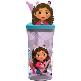 Safta Vaso Plástico con Figura 3D Gabby's Dollhouse 'Party' 360 ml, Vaso Infantil, Medidas 9x23x6 cm, Edad +3 Años Precio: 10.50000006. SKU: B1GRF9EY27