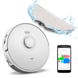 Medion MD11782 X10 SW Robot Aspirador - 120 min - 2700 Pa - 400 ml - Blanco